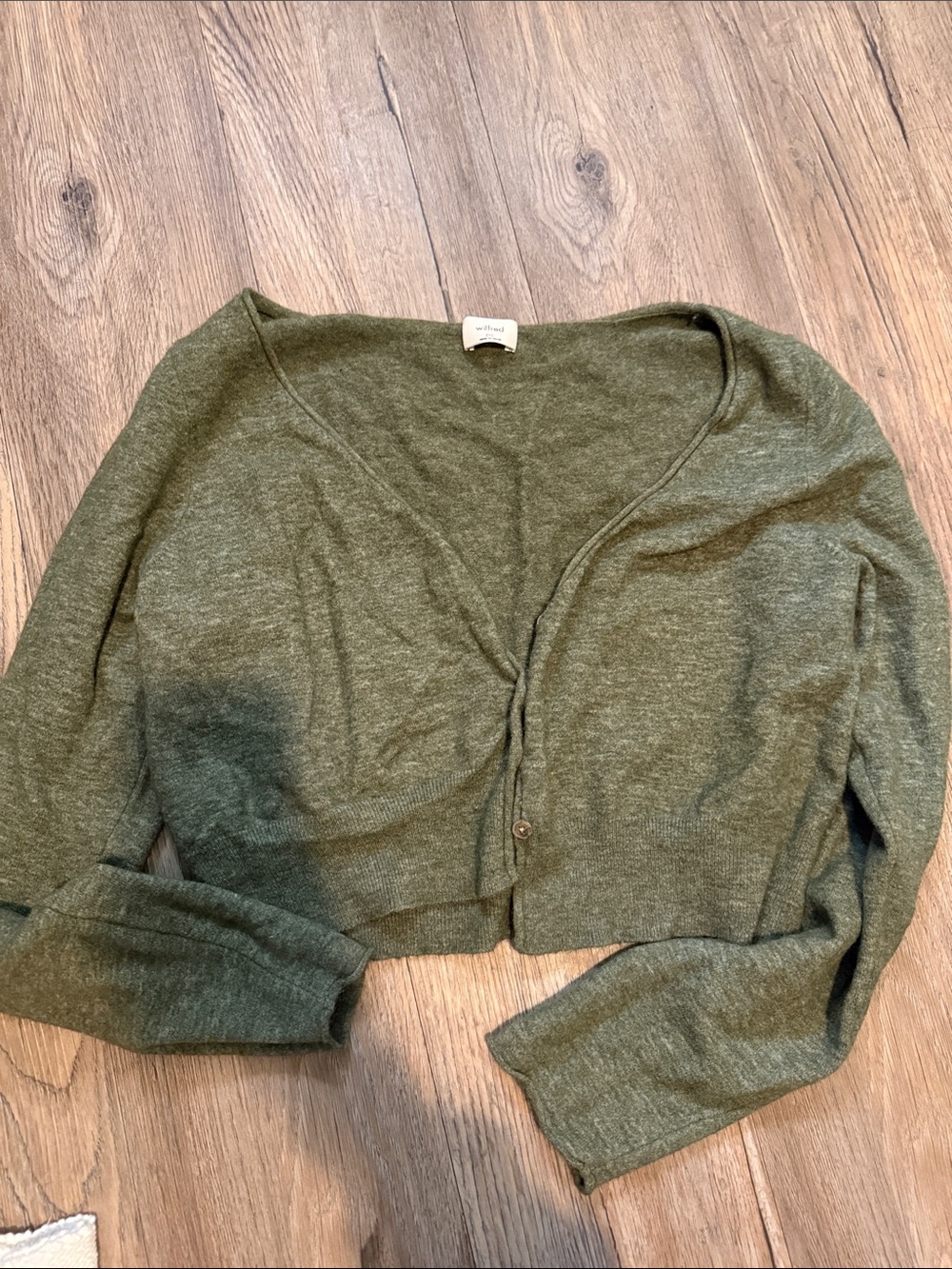 Wilfred Olive Green Knit Top